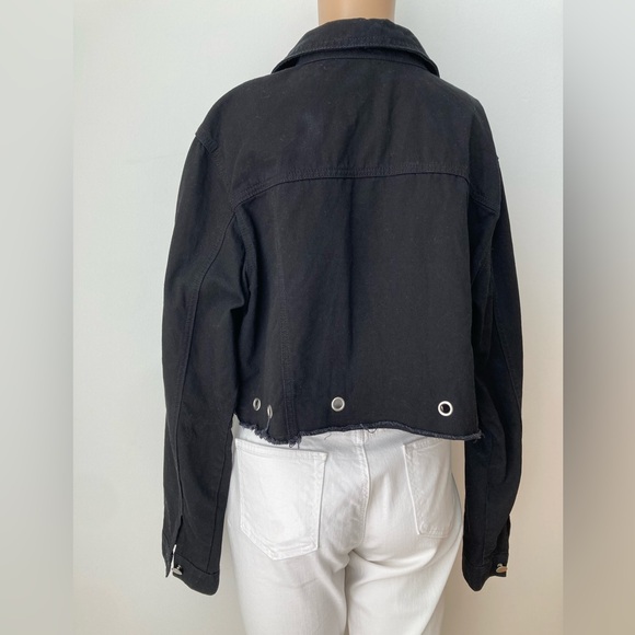 SHEIN black jean jacket - Picture 4 of 5